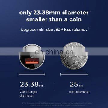 JOYROOM Car Charger Dual USB Mini Size Smart QC3.0 High Quality Universal Car Cell Phone Charger photo-3