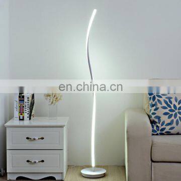 Modern minimalist living room bedroom bedside table lamp study floor lamp intelligent dimming creative curved LED floor lamp