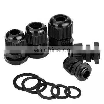 M30 Black Wholesale Dustproof Nylon Plastic Cable Gland Waterproof IP68 photo-6