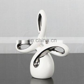 Chinese Traditional Wishful Knot High-quality Exquisite Ceramics Office Living Room Crafts Furnishings
