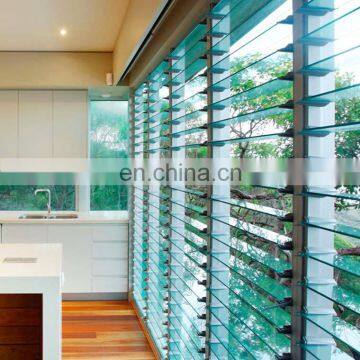 Made in China 3mm 4mm 5mm 6mm Tempered Frosted Louvre Glass For Window Door photo-2