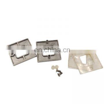 Shower Door Handles Knobs Flush Pull Stainless Steel Square photo-5