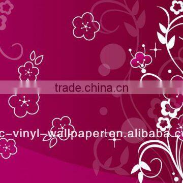 hot fashion beautiful big flower wallcovering for walls decorative wallpaper mural cartoon wallpaper tapet monster