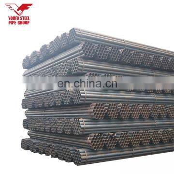 Tianjinmanufacture Standard Length Hot Rolled Black Painting Erw Steel Black Pipes photo-5