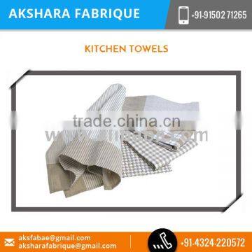 Quality Tested Material Made Rectangular Shape Cotton Kitchen Towel