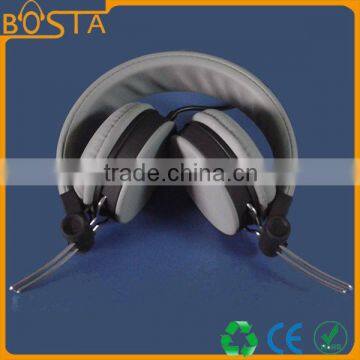 Top Quality Funny Stylish Popular Unique Design Cool Grey Leather Headphone photo-6