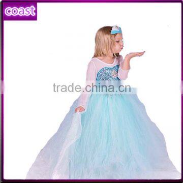 Newest Cartoon Characters Anna Elsa Princess Fancy Dress Costume Child d Dress Dress Design Quality Choice photo-4