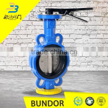 wafer type valve price centerline manual dn100 pn16 epdm lined butterfly valve