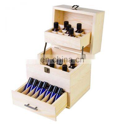 china factory supplier customized unfinished storage essential oil wooden box