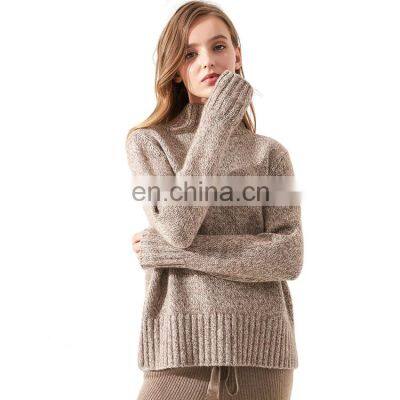 Эрдос. Шерстяной свитер из Cashmere для женщин, свитер с воротником на всю грудь большого размера photo-3