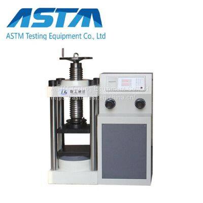 Digital Display Compression Stress Testing Machine 1000kn Block Compression Testing Machine With in China