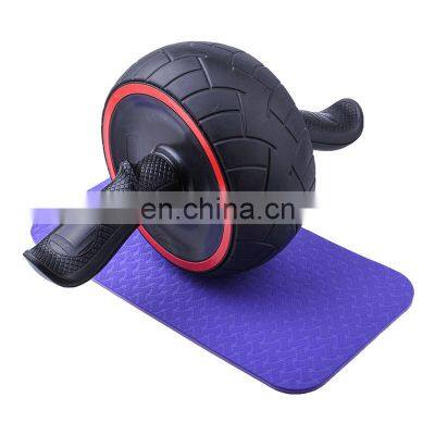 Manufacturer custom abdomen wheel with foam kneeling pad ab roller machine face roller set perfect ab roller