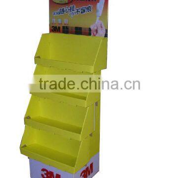 Custom design cardboard point of sale display stand