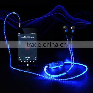 China Manufacturer High Quality Light Earphones,Visible EL Flowing Light Earphones photo-6