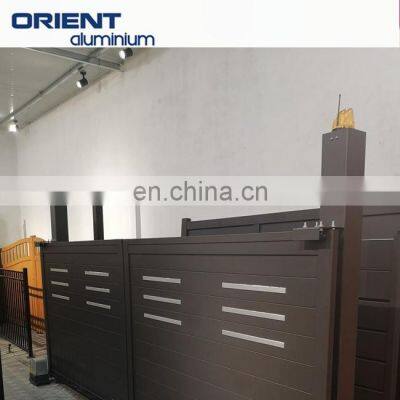 Motorized Aluminium Folding Driveway Gate High Quality Automatic Folding Sliding Gate