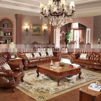 Top Quality Leather Sofa Manufacturer Modern Classic Furniture Sofa Support Custom Sample Service Poltrona Chesterfield Sofa