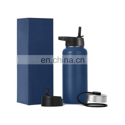 Manufacturer of Hot and Cold Double Wall Vacuum Flask 18/8 Stainless Steel Eco Friendly Water Bottles with Custom Logo