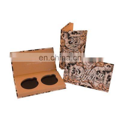 Buy Vendor Wholesale Cosmetics Box Double Layers Empty Magnetic Eyeshadow Palettes