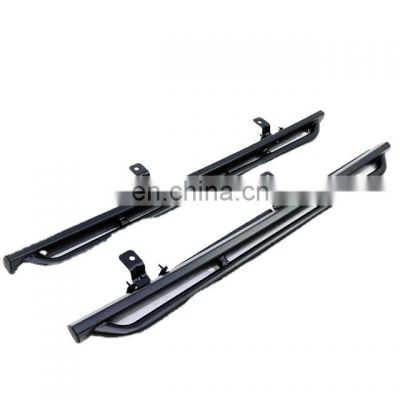 Black 10th Anniversary  side bar for jeep wrangler jk with 4 door