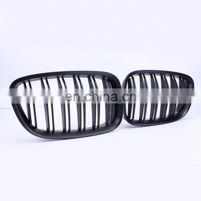 ABS material front bumper grill for BMW 5 series GT F07 double slat line Matt black style grill for BMW GT F07 2009-2019