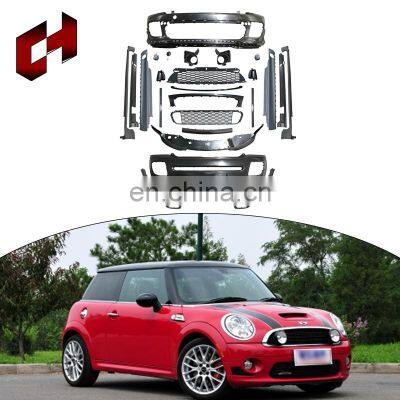 Ch Conversion Bodykit Front Lip Support Splitter Rods Spoiler Light Car Body Kit For Bmw Mini R55-R59 To R56 Jcw