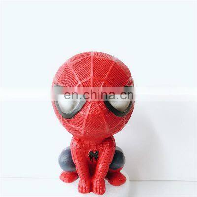 Hot Selling Cute Spider-man Resin Furnishing Articles for Home Decoration Kids' Birthday gifts