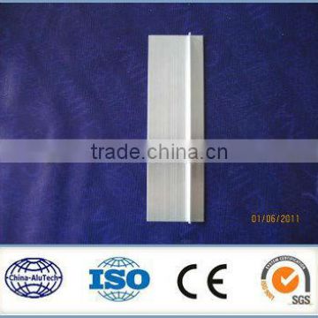 customized popular glossy silvery anodized aluminium profile for door made in China