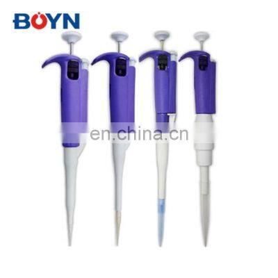 Adjustable single channel autoclave micropipette