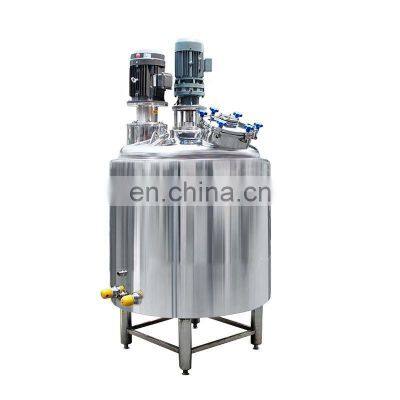 2000 Liter Stirred Tank Reactor Electric Heating Mixing Tank