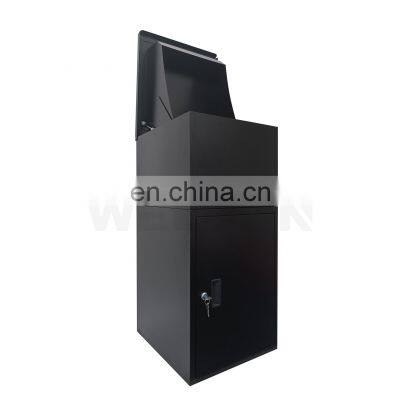 Home large package waterproof outside metal steel letter mail mailbox Outdoor Parcel Drop Box Product