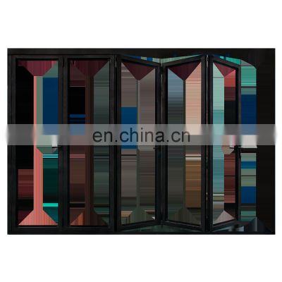 With brand hardware Chinese High quality Factory price Business/Apartment Aluminum Bi folding door