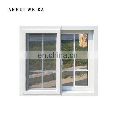 58mm vinyl frame  custom slide windows thermal upvc sliding window air ventilation plastic sliding glass rails