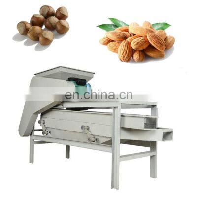 Automation nut cereals almond shell seporating machine