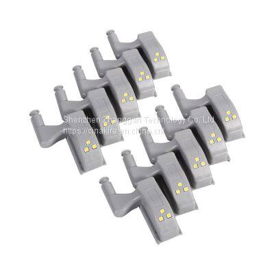 12Pcs Universal Cabinet Cupboard Hinge LED Light Sensor Light for Modern Kitchen Home Lamp-Warm White With Battery photo-5