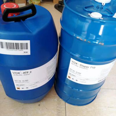 German technical background VOK-983 Wetting dispersant Does not affect adhesion, water resistance, hardness and weather resistance replaces Elementis Disponer 983