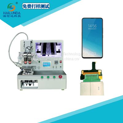 HAILUNDA GZC-COF280E Pulse hot press machine for screen assemble electronic production FFC, FPC ACF New LCD Flex Cable Repair Machine ACF Bonding Machine