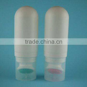 50ml white round button plastic soft tube