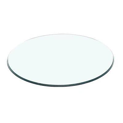 Tempered Glass Home Restaurant Dining Room Glass Top Round Rectangle Dining Table Top