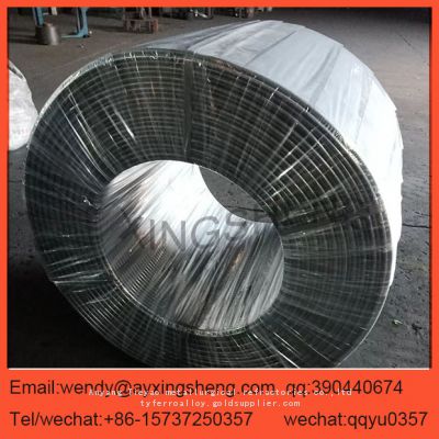 factory calcium silicon wire/ CaSi cored wire 13mm export