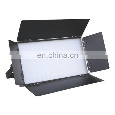 Photography TV studio conference hall white/warm white dmx led soft panel light with barn door