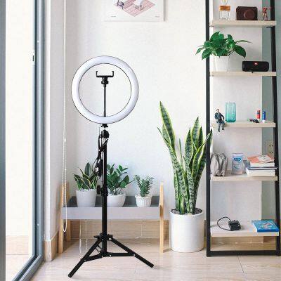 Portable 12inch Selfie Ring Light With Tripod Stand studio tik tok Video live lamp professional audio video lighting ring light