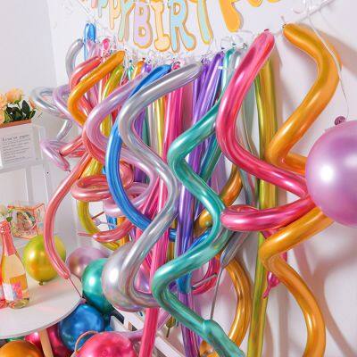 Gro?handel: 100 Stück pro Pack Cb260 bunte Latex-Helium-Modellierparty DIY Zauber-Langballons für Geburtstagseinrichtung