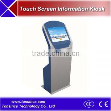 17" Shop Mall Lobby Interactive Stand Wifi Touch Screen Information Advertising Kiosk