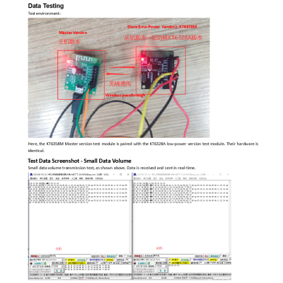KT6358M BLE Master Bluetooth Chip IC Auto Connect Slave Module Support AT Command UART Control by STM32MCU ESP32 Arduino SOP8 Transparent Transmission photo-4