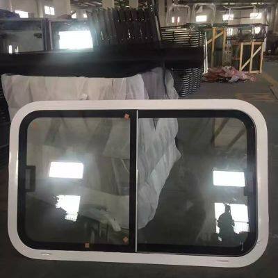 Auto Glass Window with Aluminum Frame and Rubber