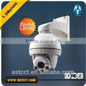 960P AHD Mini IR LOW Speed Dome Camera IR 30M 3M Pixels,6mm fixed lens AHD PTZ Camera