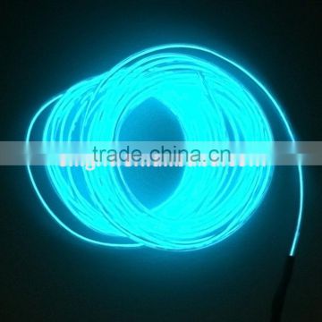 Beautiful 2.3mm Round Aqua EL Wire for Costumes