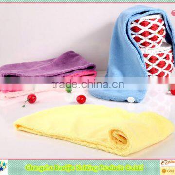 Microfiber fast drying towel shower cap23*65colorful bathroom products