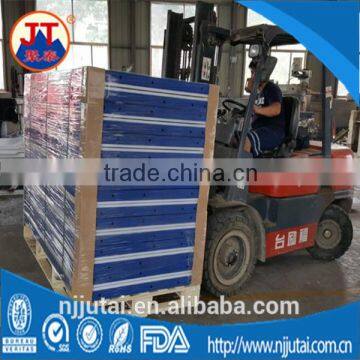 Impact resistant hockey rink HDPE fence barriers