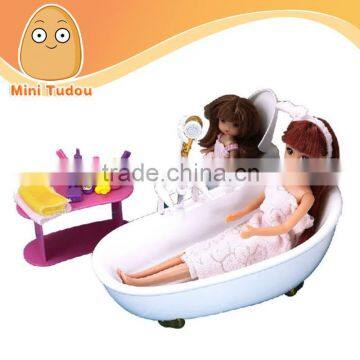 China Manufacture Fashion Dolls, Baby Dolls with mini Bathroom